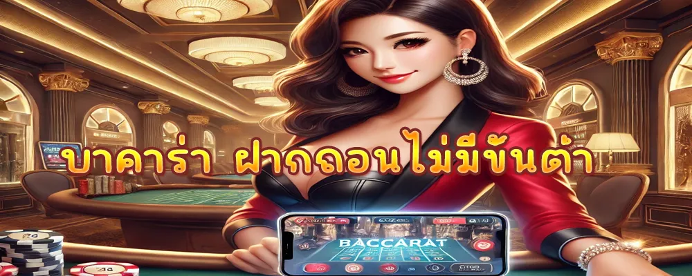 บาคาร่า ฝากถอนไม่มีขั้นต่ำ
