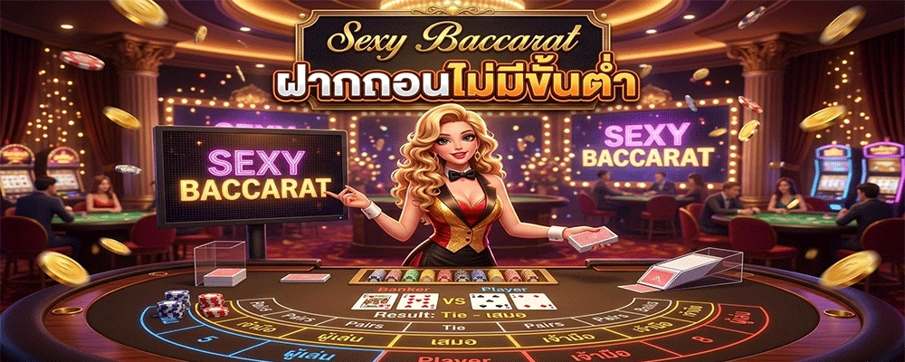 Sexy Baccarat ฝากถอนไม่มีขั้นต่ำ